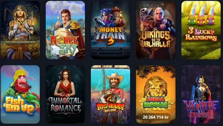 Enormt spelutbud med något för alla Speedy